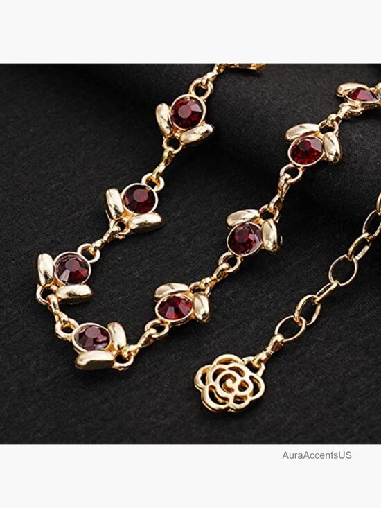 Rhinestone Crystal Waist Chain Belt for Dress Party main image 2